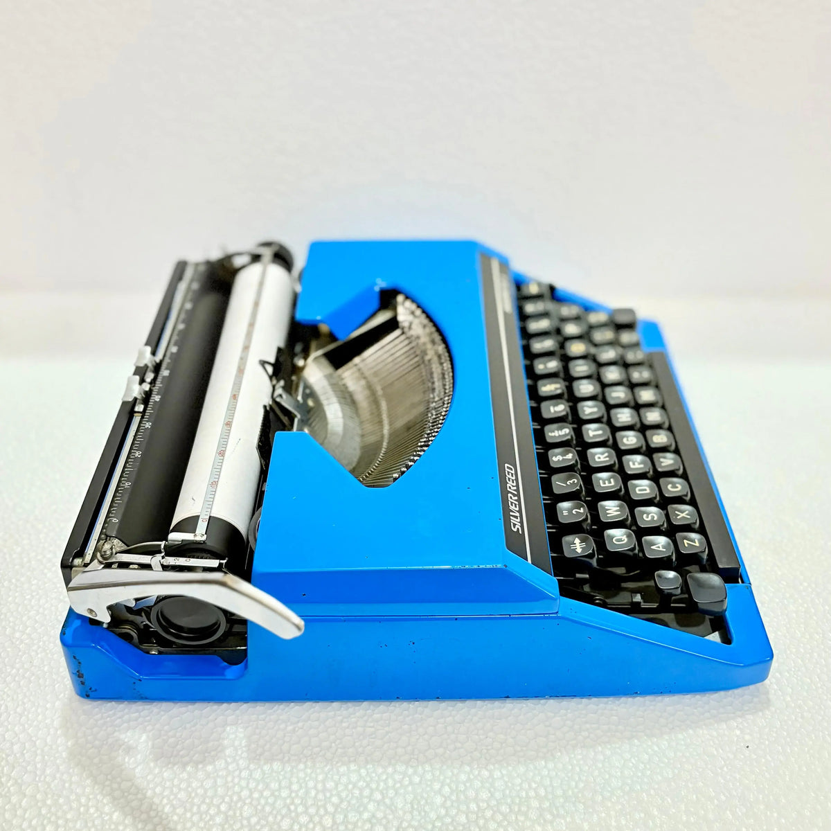 Silver Reed Silverette Deep Blue Portable Typewriter
