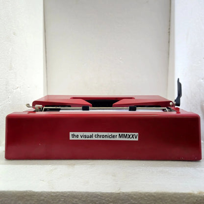 Olivetti Lettera 25 Typewriter Valentino Red
