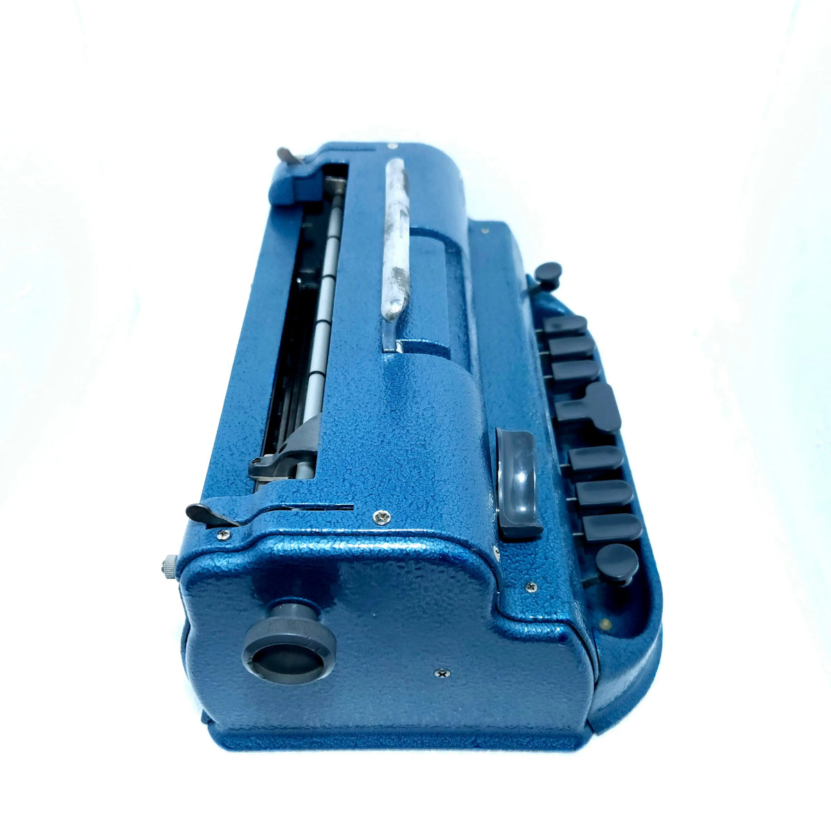 Blue Perkins Braille Manual Typewriter