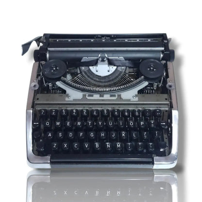 Brother 220 Deluxe Chrome Portable Typewriter