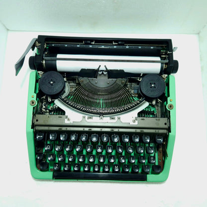 Brother Charger 11 Electric Green Typewriter