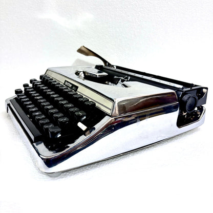 Buy Brother 210 mirror chrome typewriter, professionally restored by RR Typewriter Mart India for writers
