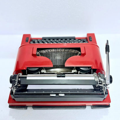 Remington Cosmic Red Travel Riter Typewriter