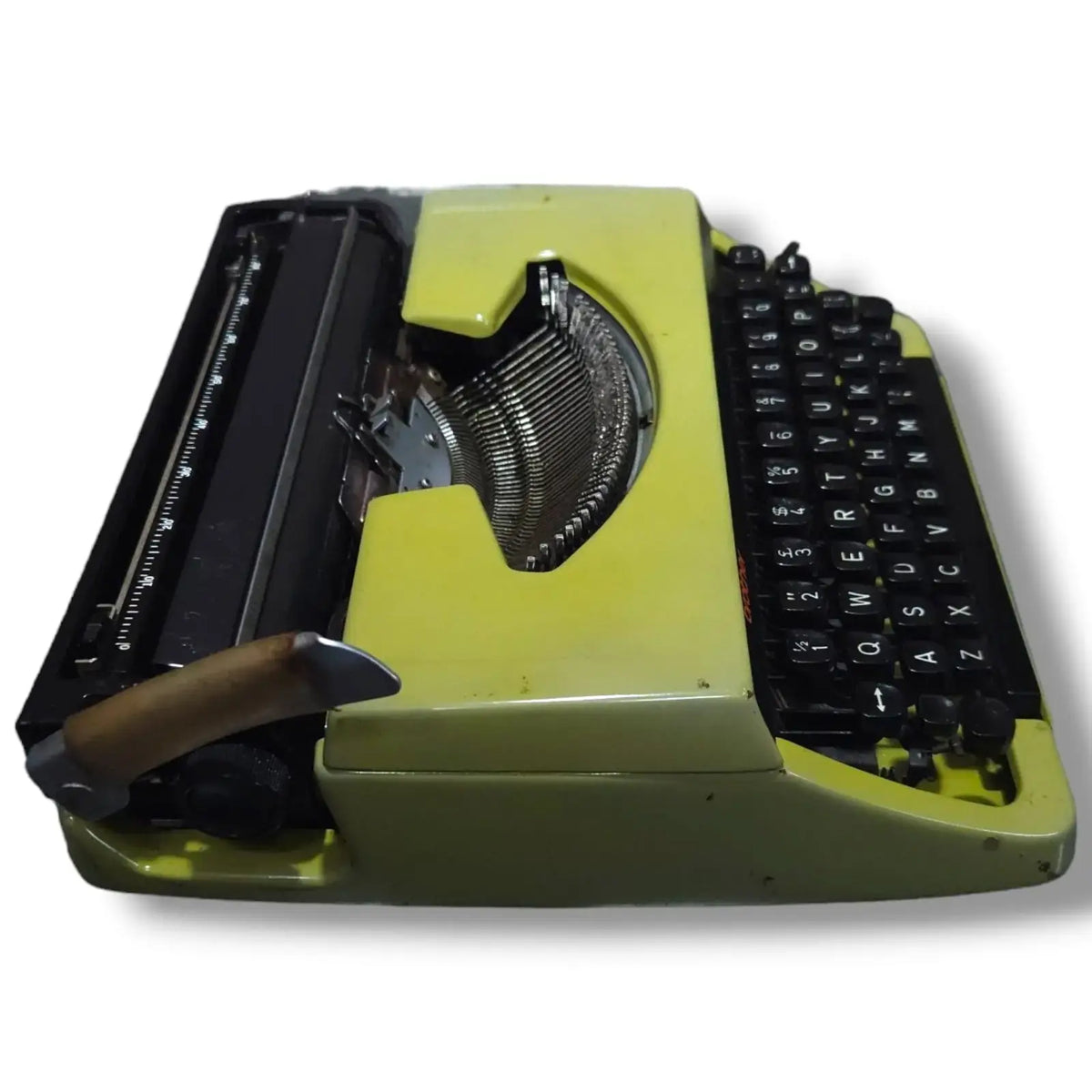 Brother Deluxe 220 Olive Typewriter