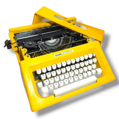Olivetti Lettera 25 Yellow Gold Typewriter