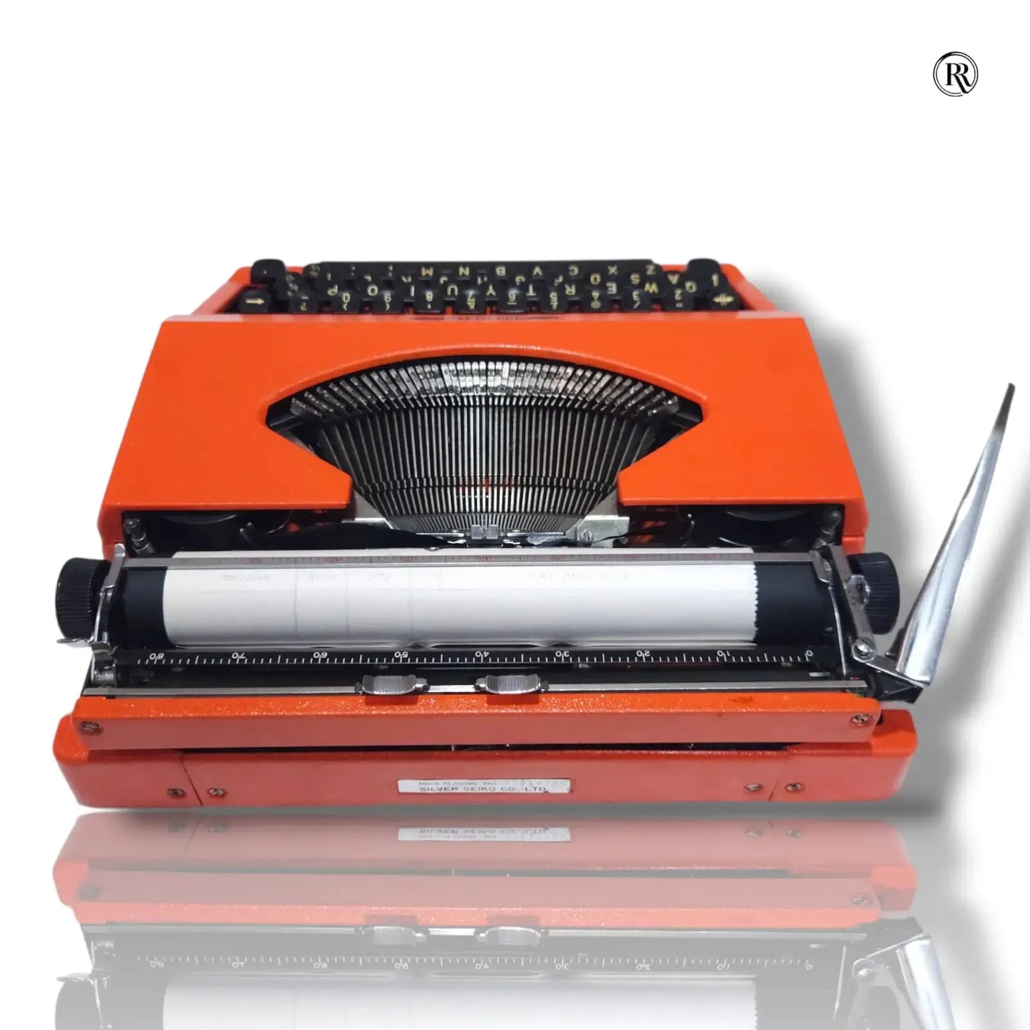 Silver Reed Silverette Cosmic Orange Typewriter