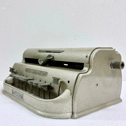 Braille Typewriter shop in India offering a professionally serviced Perkins Brailler with its distinctive original gold finish at RR Typewriter Mart