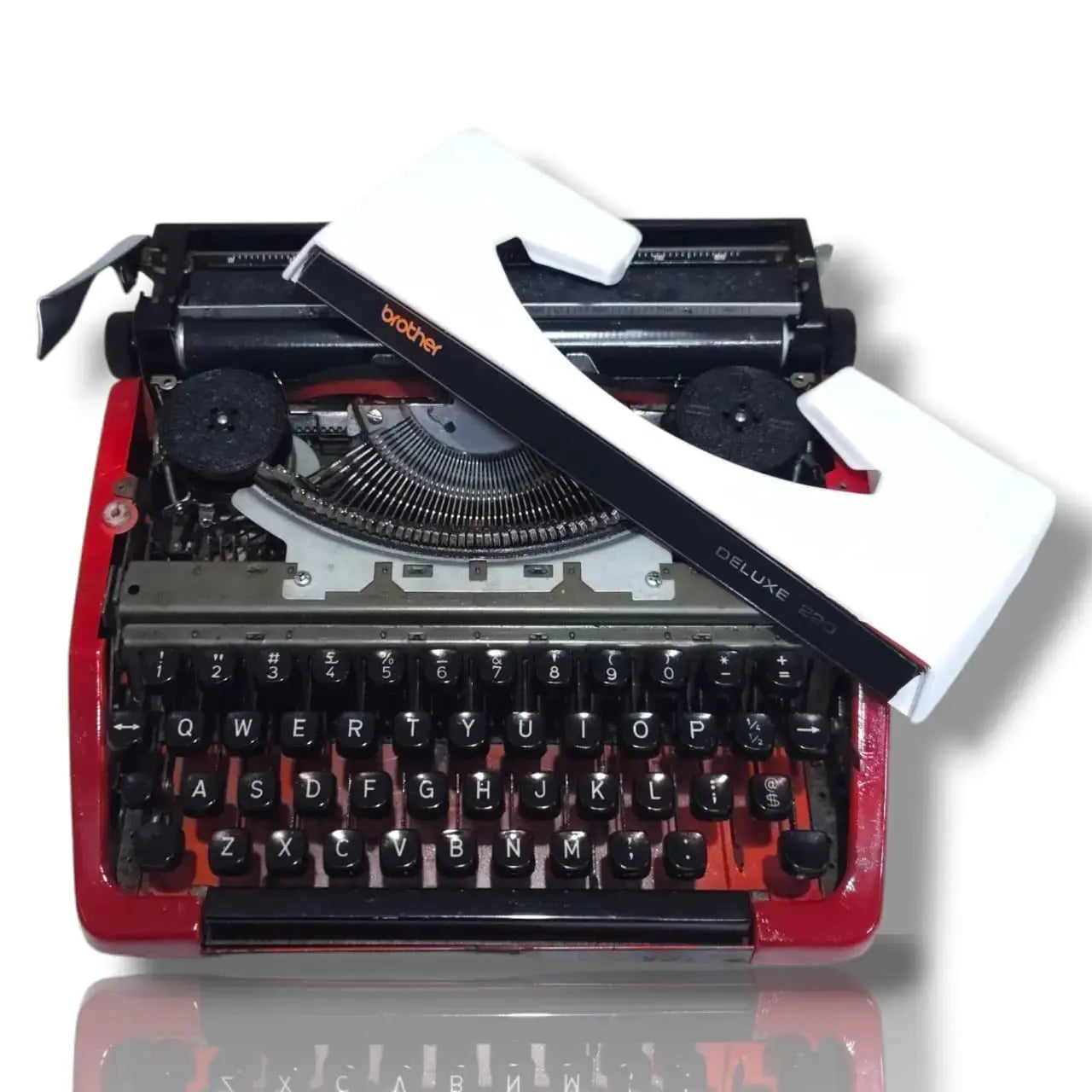 Brother Deluxe 220 Swiss Portable Typewriter