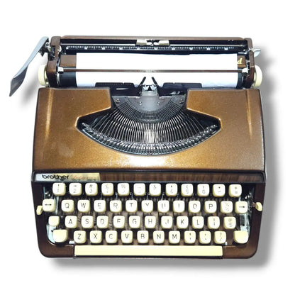 Brother Deluxe 900 Bronze Luxe Typewriter
