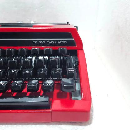 Ruby Silver Reed Sr 100 Tabulator Typewriter