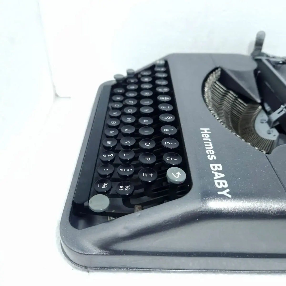 Platinum Hermes Baby Typewriter