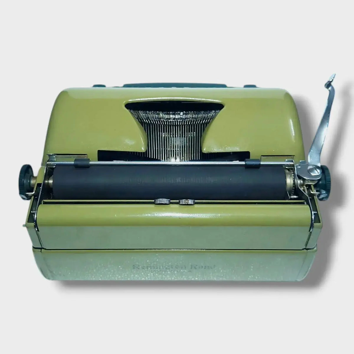 Remington Quiet Riter Olive Green Typewriter