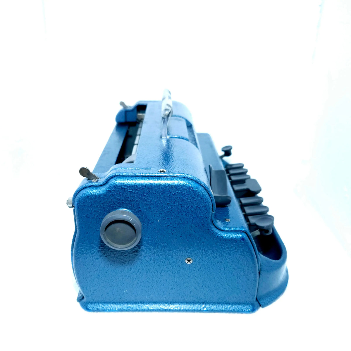 Blue Perkins Braille Manual Typewriter