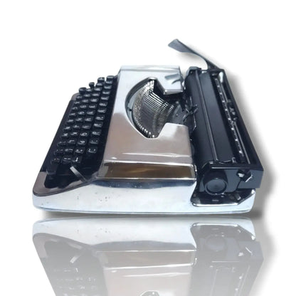 Brother 220 Deluxe Chrome Portable Typewriter