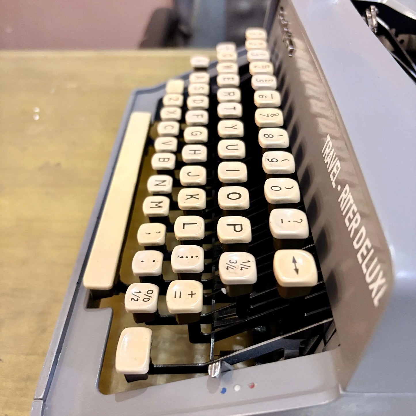 Remington Monarch Ash Grey Typewriter