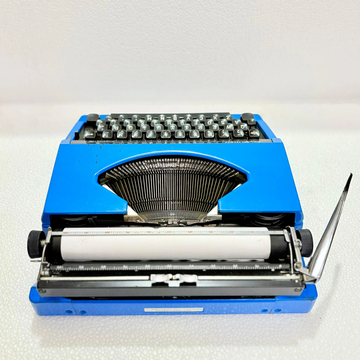 Silver Reed Silverette Deep Blue Portable Typewriter