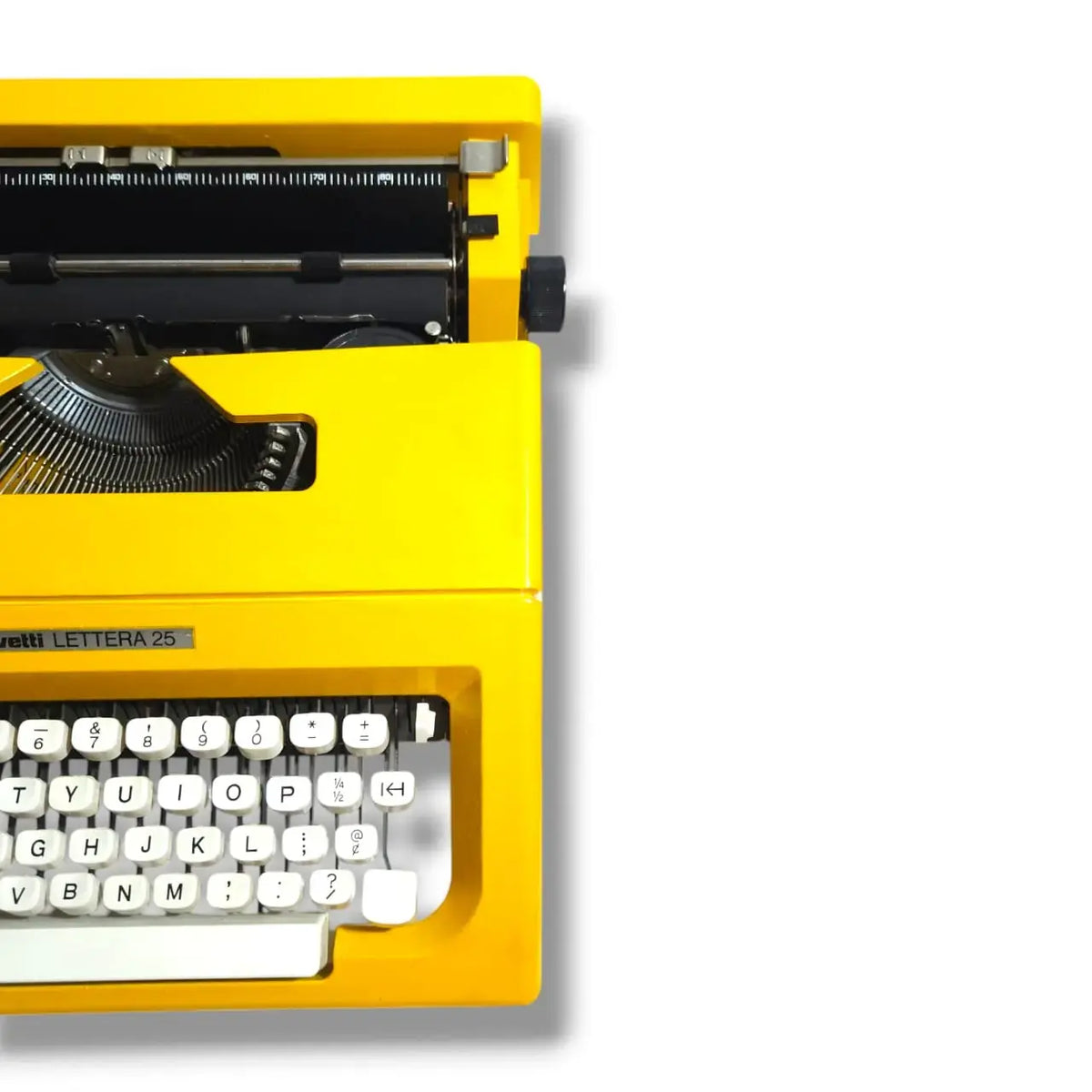 Olivetti Lettera 25 Yellow Gold Typewriter