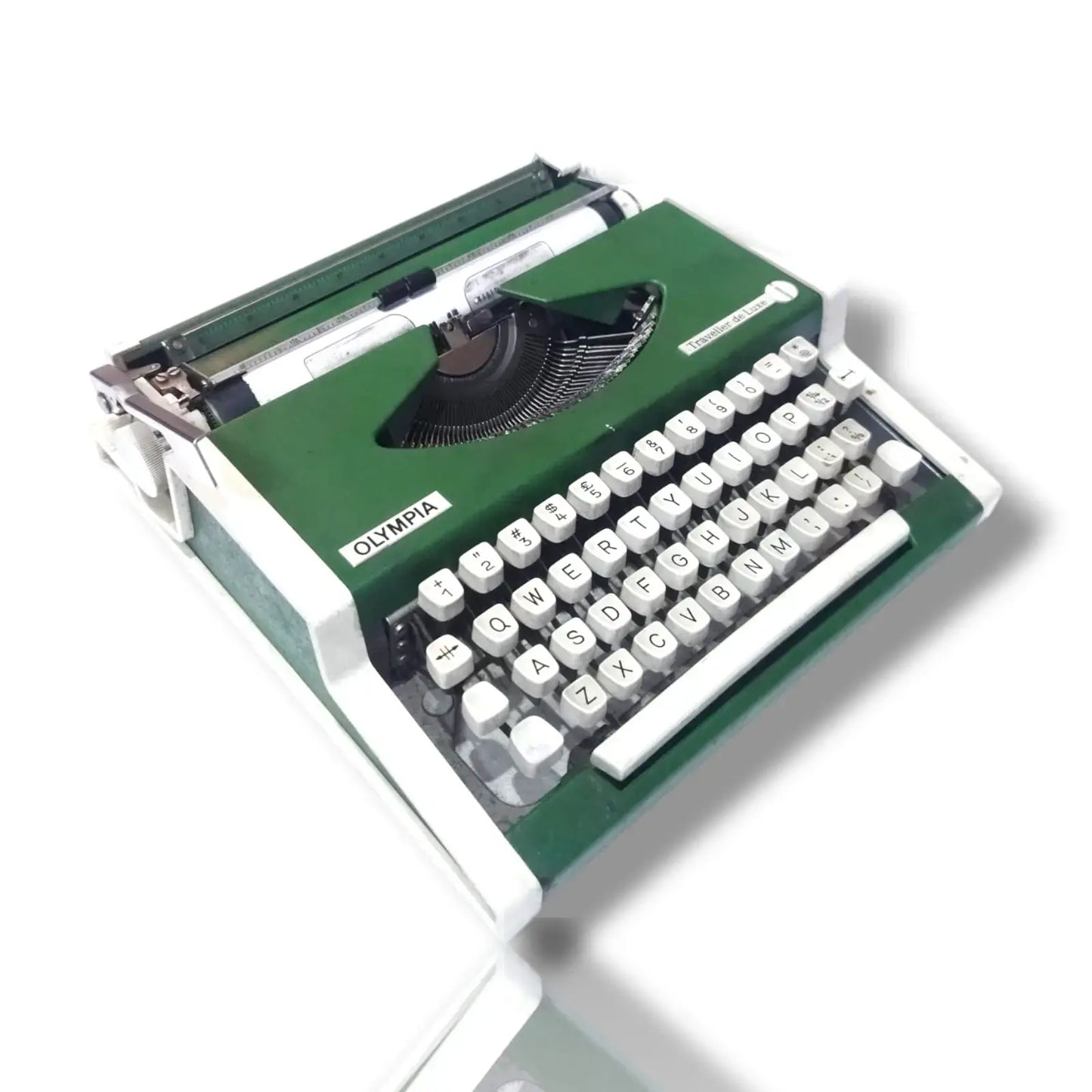Olympia Traveller De Luxe Typewriter Green Edition
