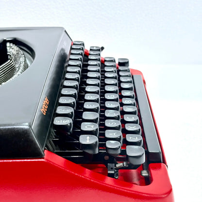 Brother Deluxe 220 Typewriter Inferno Red Edition