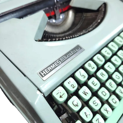 Hermes Baby Mint Green Typewriter