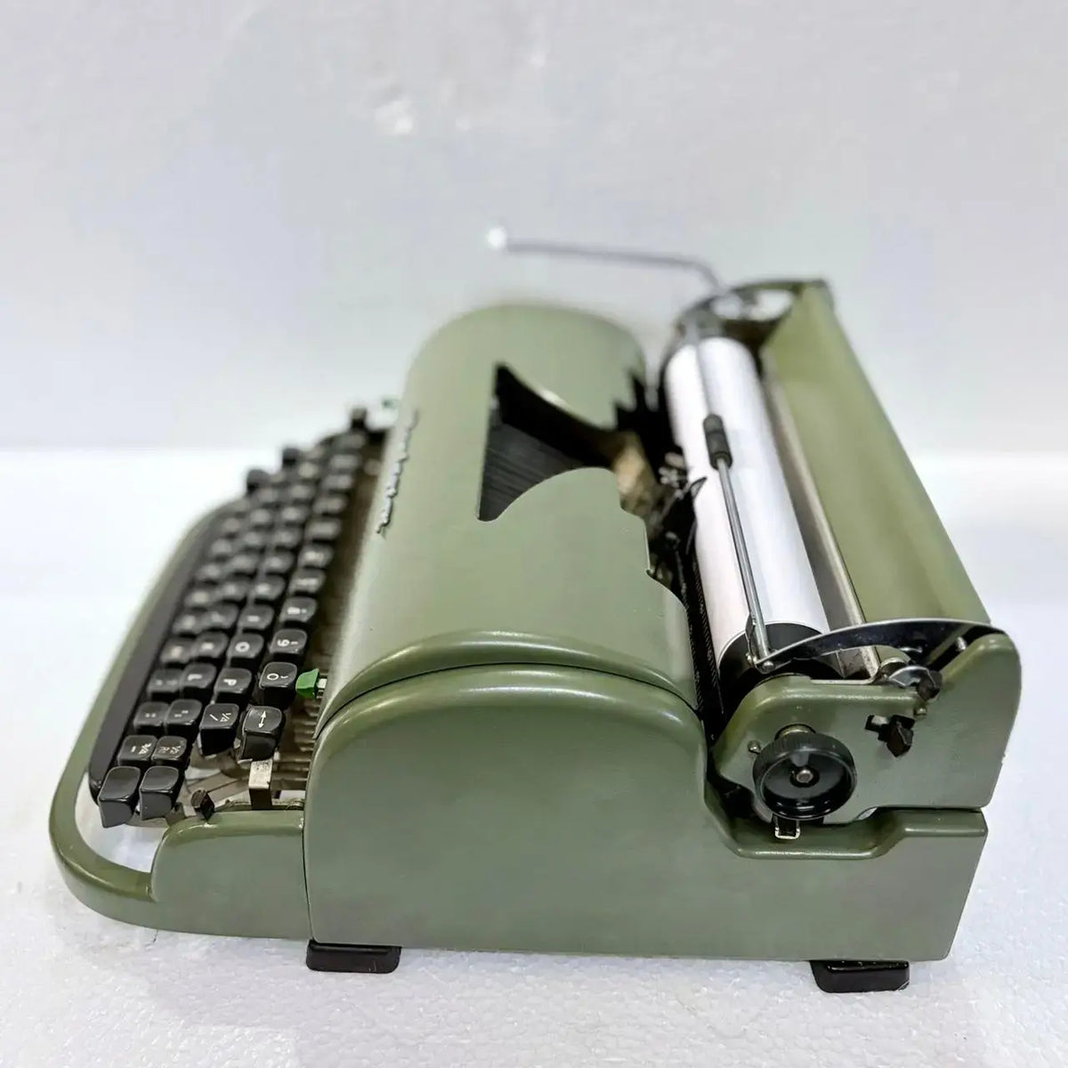 Remington Quiet Riter Olive Military Green Typewriter