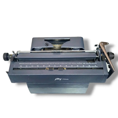 Godrej Prima Brief Hindi Typewriter Full Grey