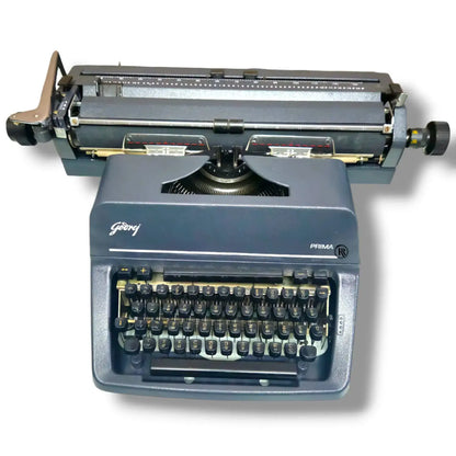 Godrej Prima Brief Hindi Typewriter Full Grey