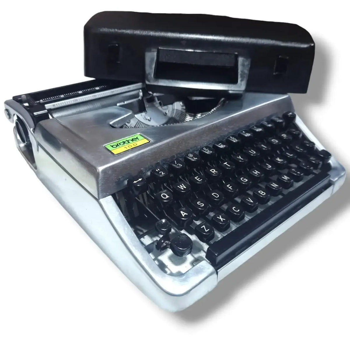 Brother 100 Deluxe Chrome Typewriter