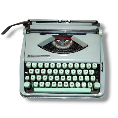 Hermes Baby Mint Green Typewriter