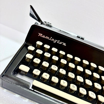 Remington Monarch Typewriter Obsidian Black