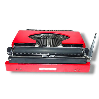 Silver Reed Cherry Red Typewriter