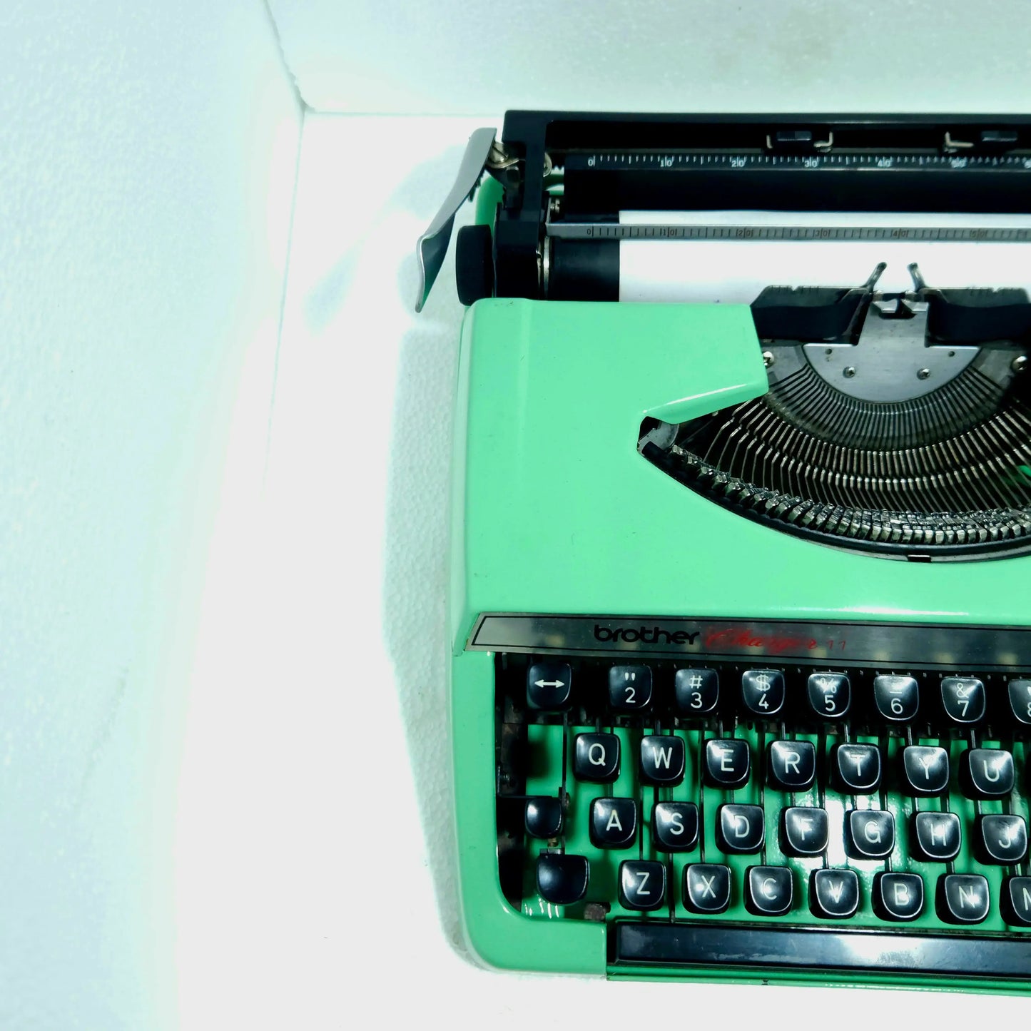 Brother Charger 11 Electric Green Typewriter
