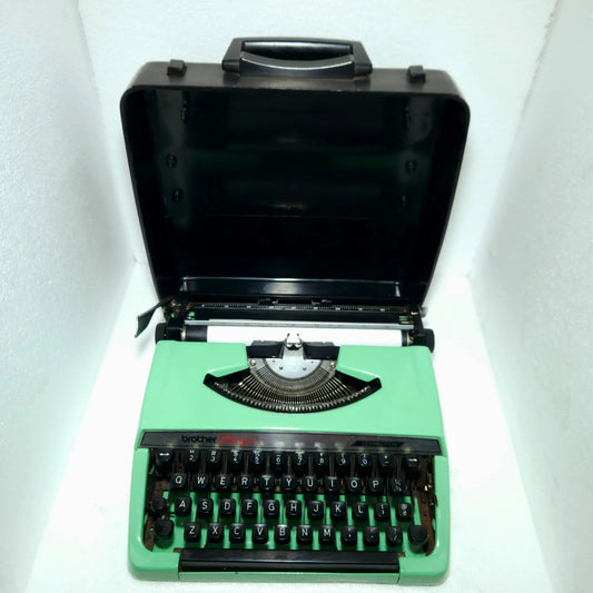 Electric Green Brother Charger 11 Typewriter – Rare, Fully Restored & Ready to Use | RR Typewriter Mart