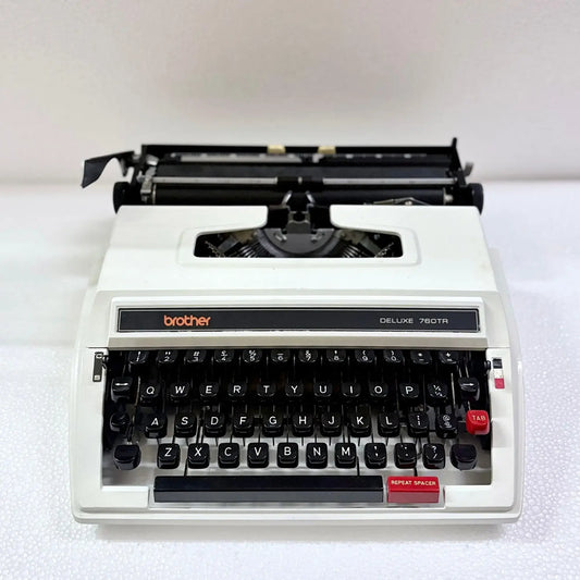 Front view Brother Japanese Typewriter manual English typewriter available at RR Typewriter Mart store