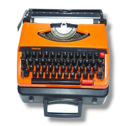 Brother Deluxe Typewriter Sunset Finish – Perfect for Collectors