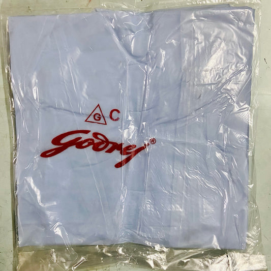 Folded blue PVC manual typewriter dust cover in protective packaging, buy typewriter dust covers from RR Typewriter Mart