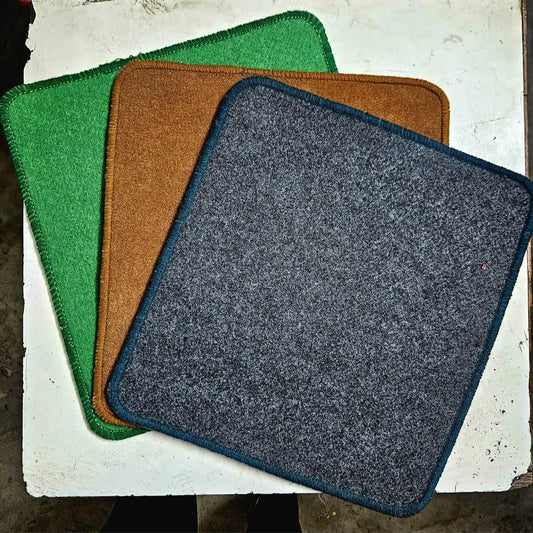 Premium manual typewriter table mats in multiple colors with stitched borders, buy typewriter table mat at RR Typewriter Mart