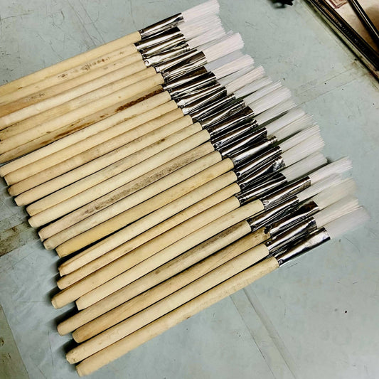 Bulk Manual Typewriter cleaning brushes with long handles, Typewriter care parts by RR Typewriter Mart