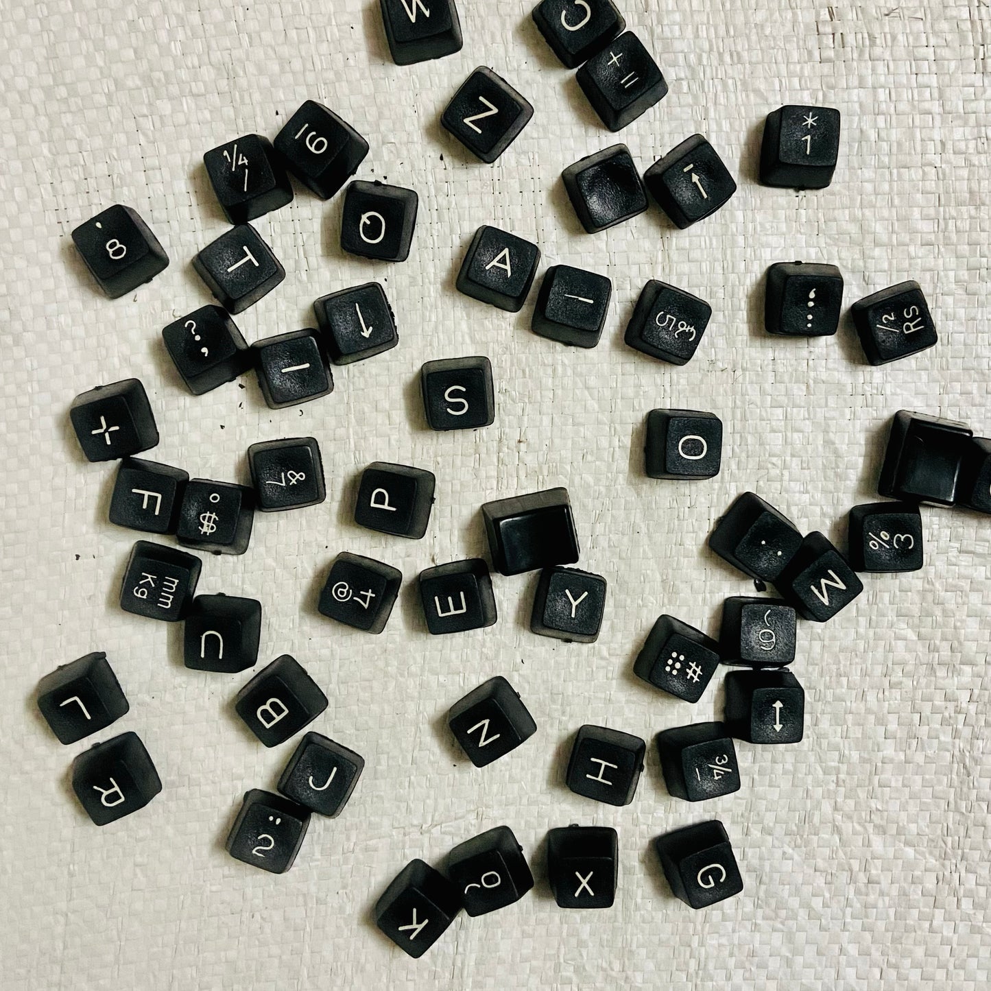 Facit 1740 English complete keytop set manual typewriter parts RR Typewriter Mart