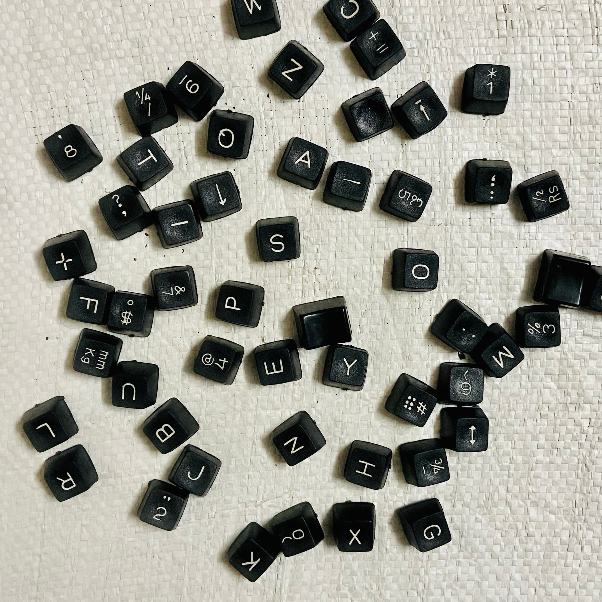 Facit 1740 English complete keytop set manual typewriter parts RR Typewriter Mart