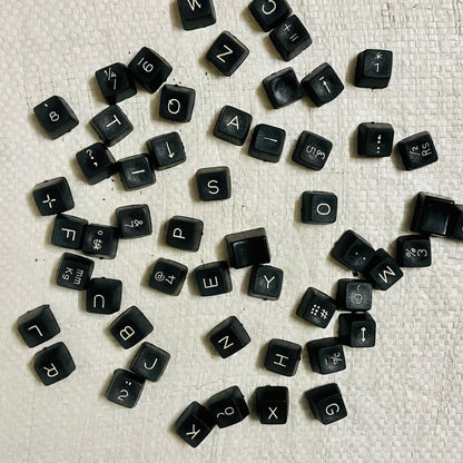 Facit 1740 English complete keytop set manual typewriter parts RR Typewriter Mart