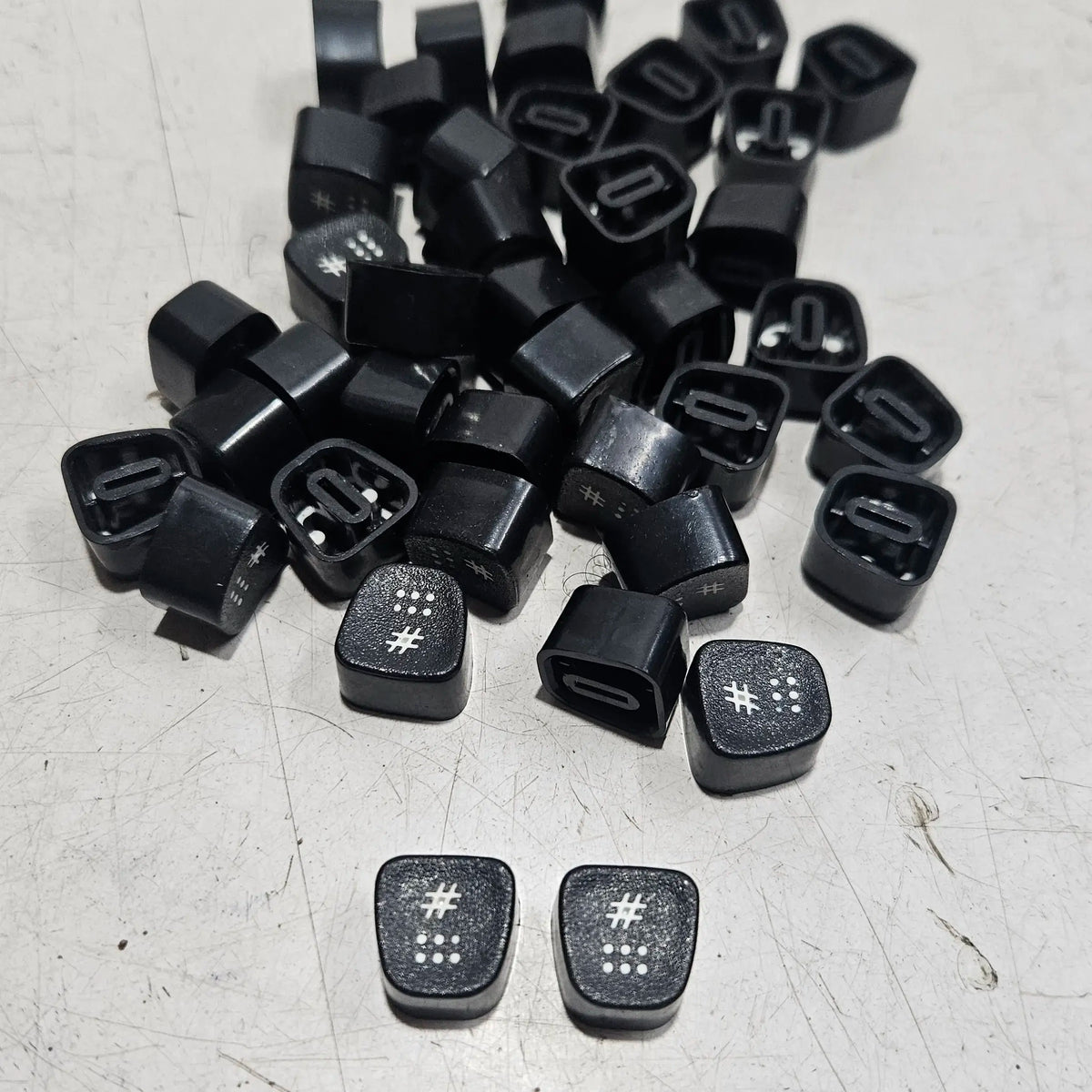Black Godrej Hash typewriter loose keytops for typewriter restoration and typing machine spare parts at RR Typewriter Mart