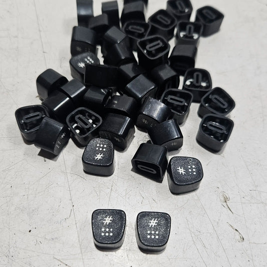 Black Godrej Hash typewriter loose keytops for typewriter restoration and typing machine spare parts at RR Typewriter Mart