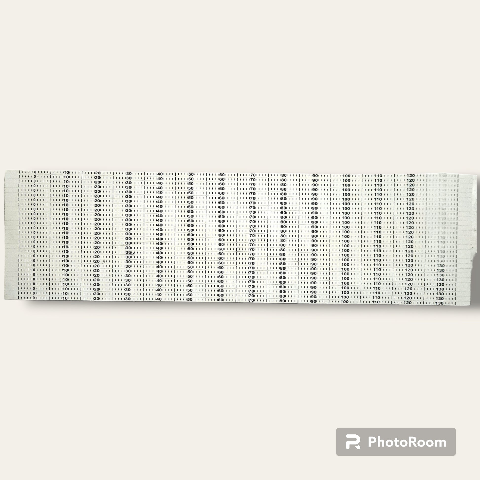 Godrej PB Rod Sticker Foolscap Size margin scale sticker for typewriter carriage RR Typewriter Mart
