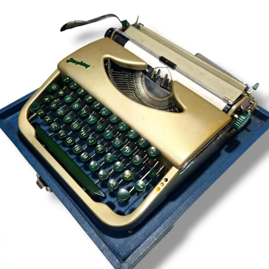 JayKay Portable Typewriter vintage Indian writing machine with classic retro mechanical keyboard