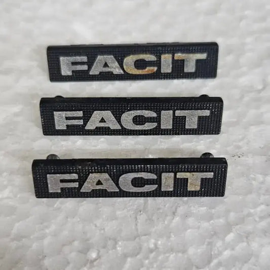 Facit 1740 metal body monogram original typewriter restoration part RR Typewriter Mart