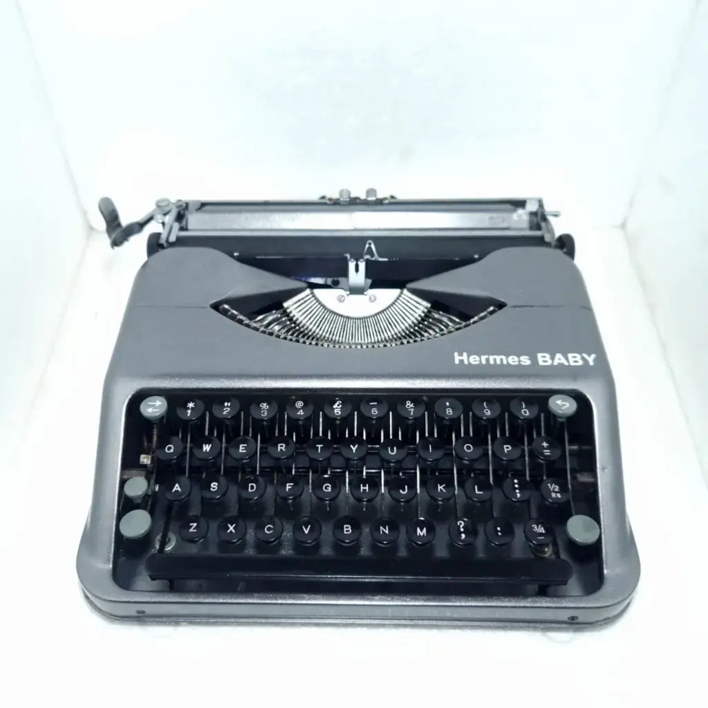 Hermes Baby Platinum Typewriter – Luxury Vintage Typewriter Buy Online with Free Delivery