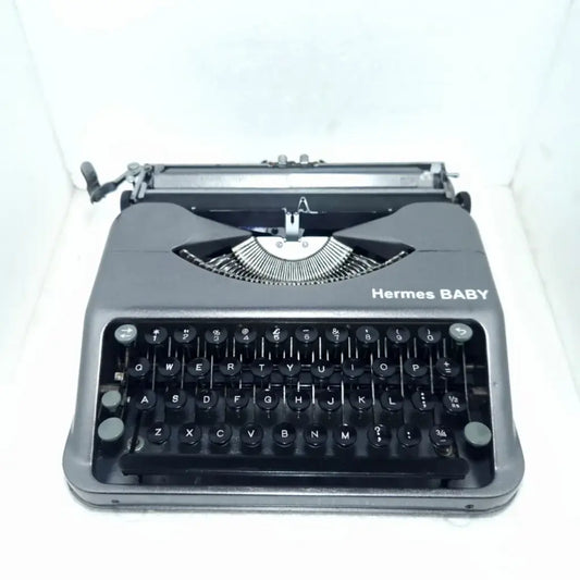 Hermes Baby Platinum Typewriter – Luxury Vintage Typewriter Buy Online with Free Delivery