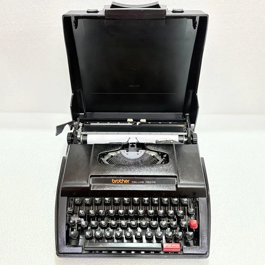 Brother 750 Tr Typewriter Stealth Black Edition