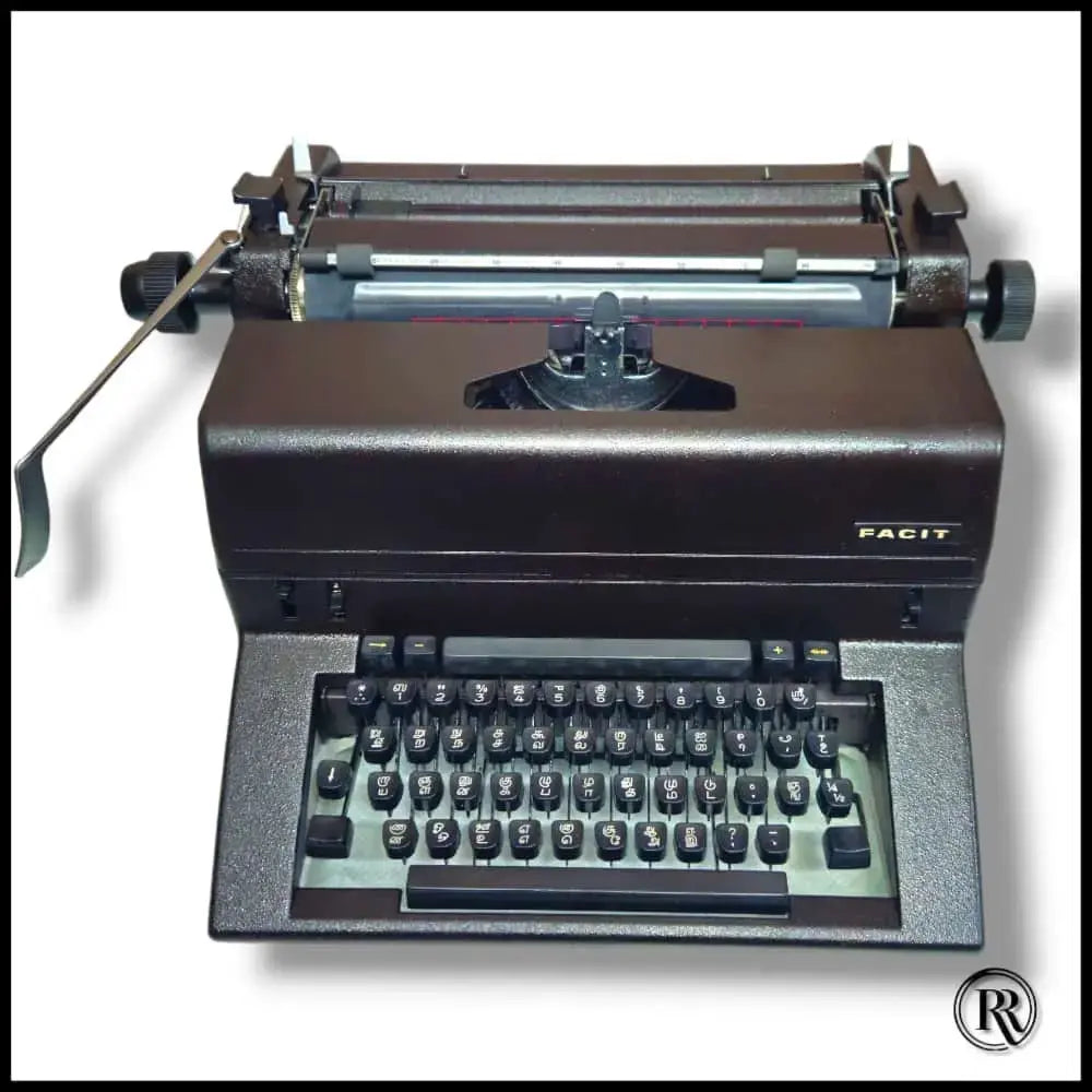 Facit 1740 Original Foolscap Tamil Typewriter front view, Manual Facit Typewriter by RR Typewriter Mart typewriter shop